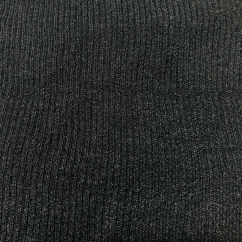 KALLMEYER Womens XS Luxury Black Shirt Top Knit Short Sleeve Scoop Linen Stretch - Picture 5 of 8
